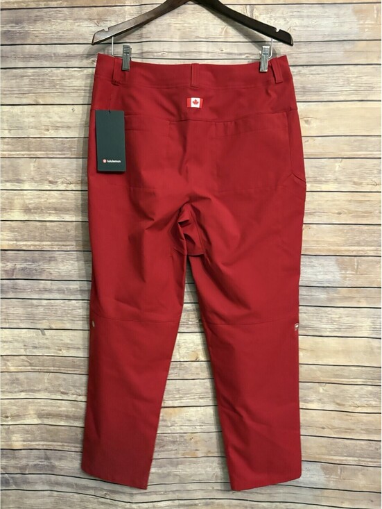 Pants - Lululemon Carpenter High-Rise Pant Size 32 Sport Red Team Canada $158 NEW